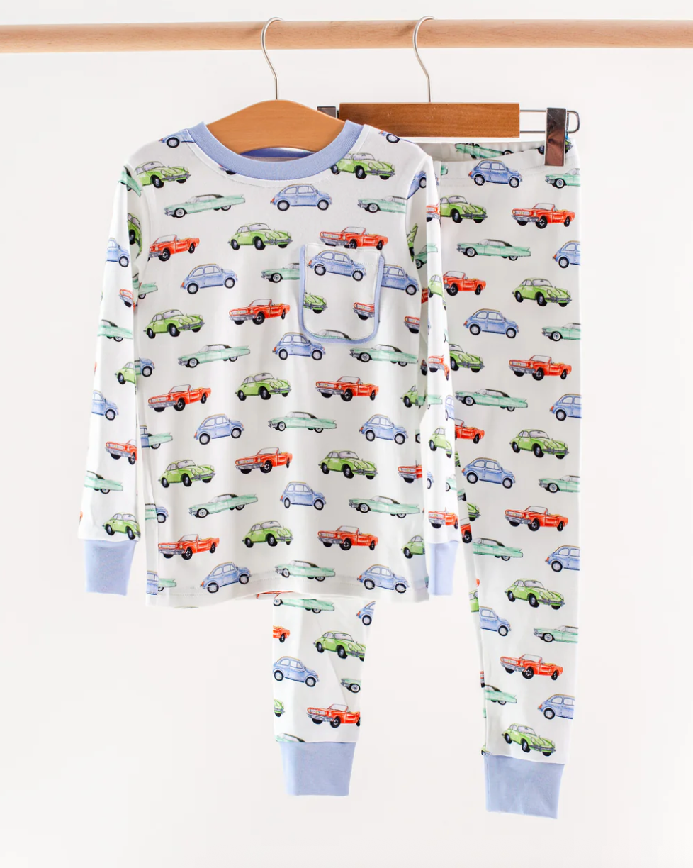 Vintage Road Trip Organic Cotton Kids Pajamas from Anderson Parker
