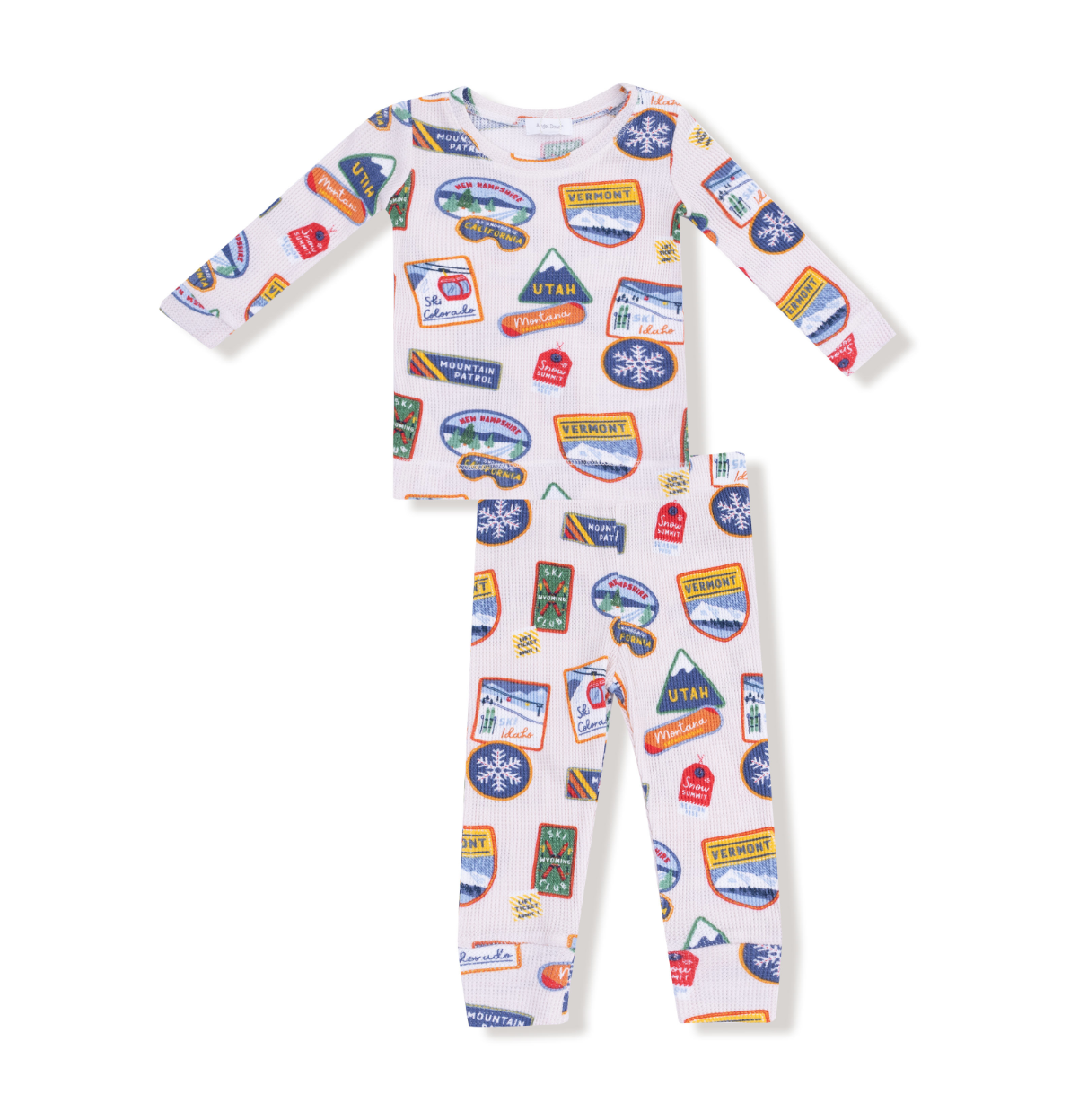 Vintage State Snow Sport Patches - L/s Loungewear Set from Anderson Parker