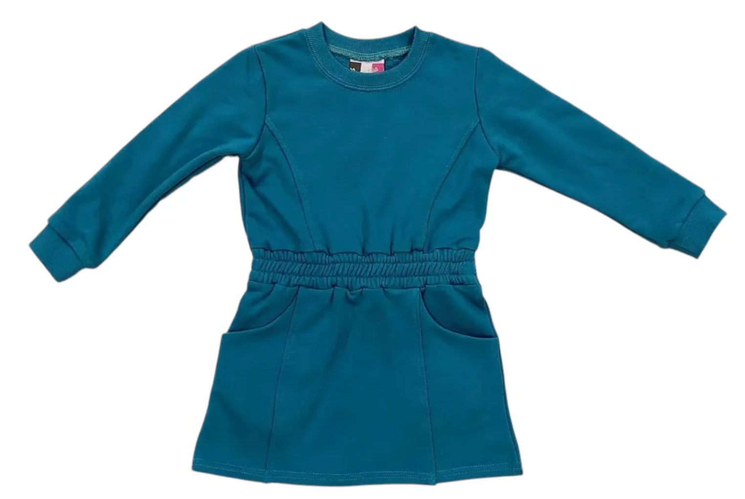 Vivi Sweatshirt Dress - Teal from Anderson Parker