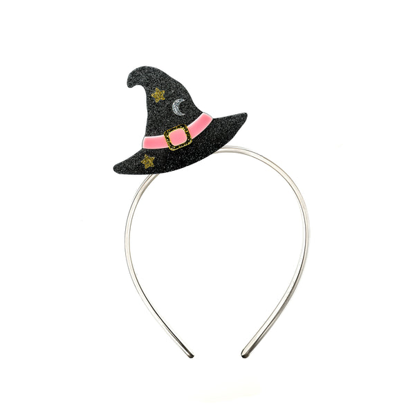 WITCH HAT BLACK GLITTER HEADBAND from Anderson Parker