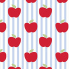 Walker Boys' Short Set - Schoolhouse Apples Blue from Anderson Parker