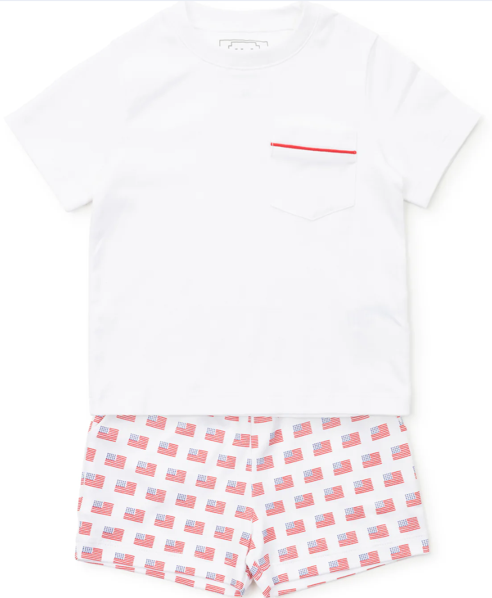 Walker Short Set - American Flag from Anderson Parker