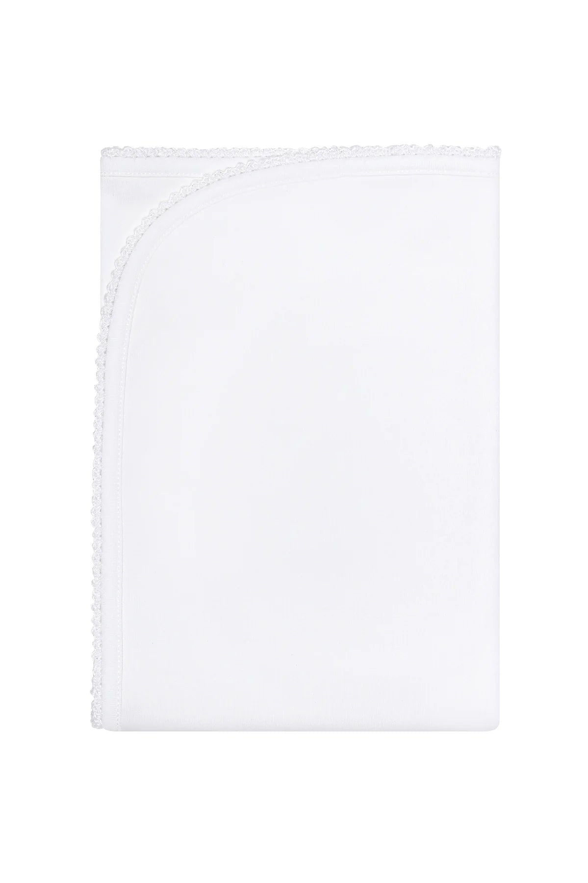 White Crochet Blanket from Anderson Parker