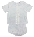 White Lace Button On Bloomer Set from Anderson Parker
