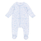 Wild West Toile Footie - Light Blue from Anderson Parker