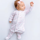 Wild West Toile Footie - Pink from Anderson Parker