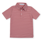 Will Performance Polo - Red Stripes from Anderson Parker