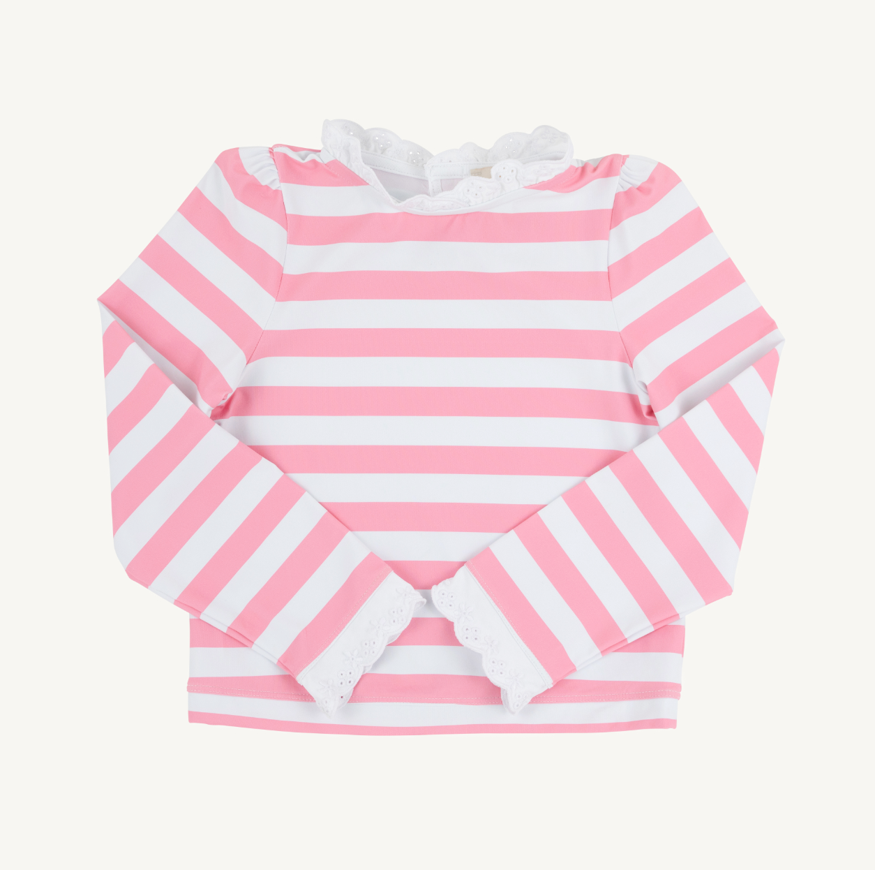 Winnie's Wave Spotter Swim - Caicos Cabana Stripe (Hamptons Hot Pink)/Worth Ave White from Anderson Parker