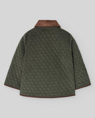 Woven Boy Coat - Forest Green from Anderson Parker