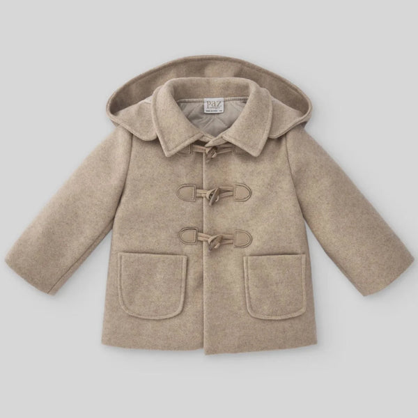 Woven Boy Parka - Light Brown from Anderson Parker