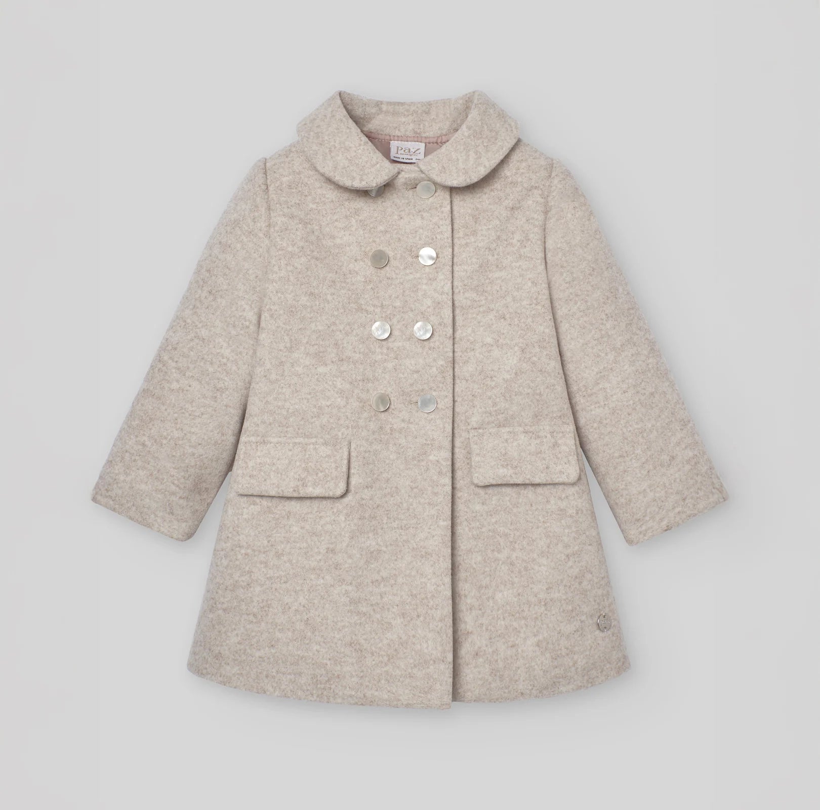 Woven Coat - Light Brown from Anderson Parker