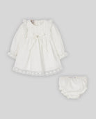 Woven Dress + Bloomer Set - Cream/Cream from Anderson Parker
