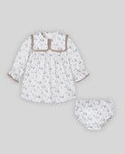 Woven Dress + Bloomer Set - Mineral Blue from Anderson Parker