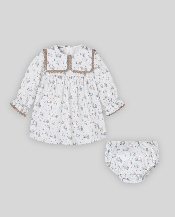 Woven Dress + Bloomer Set - Mineral Blue from Anderson Parker