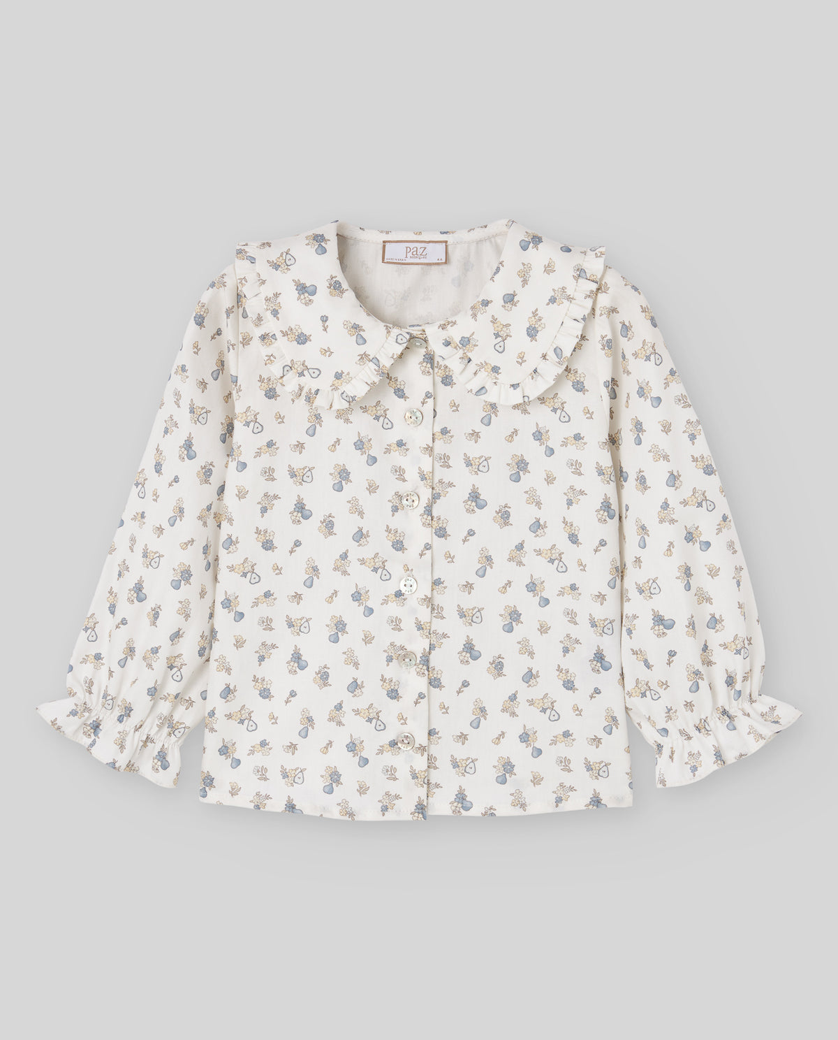 Woven Girl Blouse - Sapphire Blue from Anderson Parker