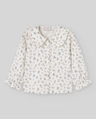 Woven Girl Blouse - Sapphire Blue from Anderson Parker