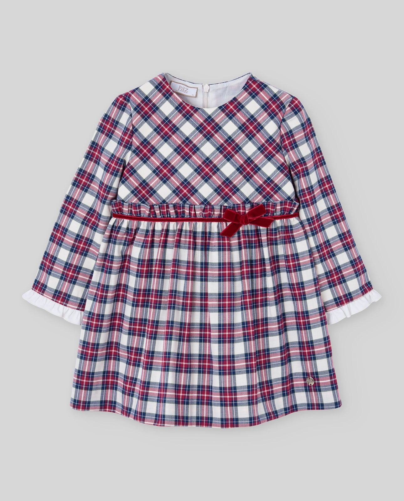 Woven Girl Dress - Red from Anderson Parker