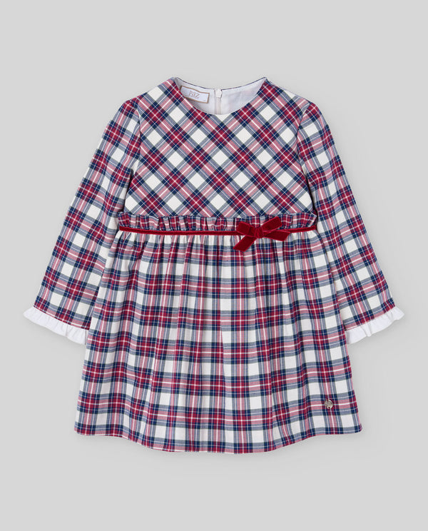 Woven Girl Dress - Red from Anderson Parker