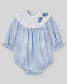 Woven Romper - Sapphire Blue from Anderson Parker