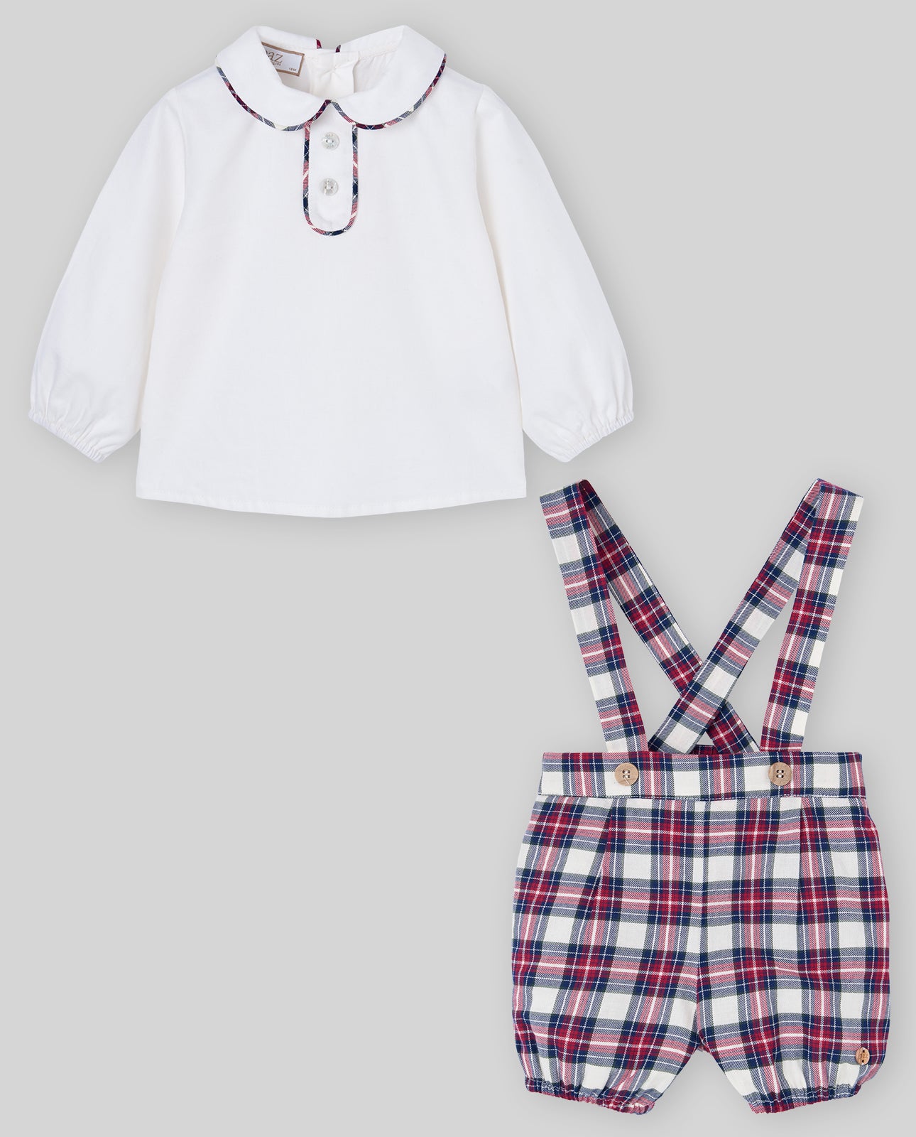Woven Shirt + Short Set - Red from Anderson Parker