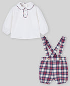 Woven Shirt + Short Set - Red from Anderson Parker