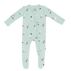 Zippered Footie in Golf from Anderson Parker