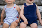 boys harrison romper - blue from Anderson Parker