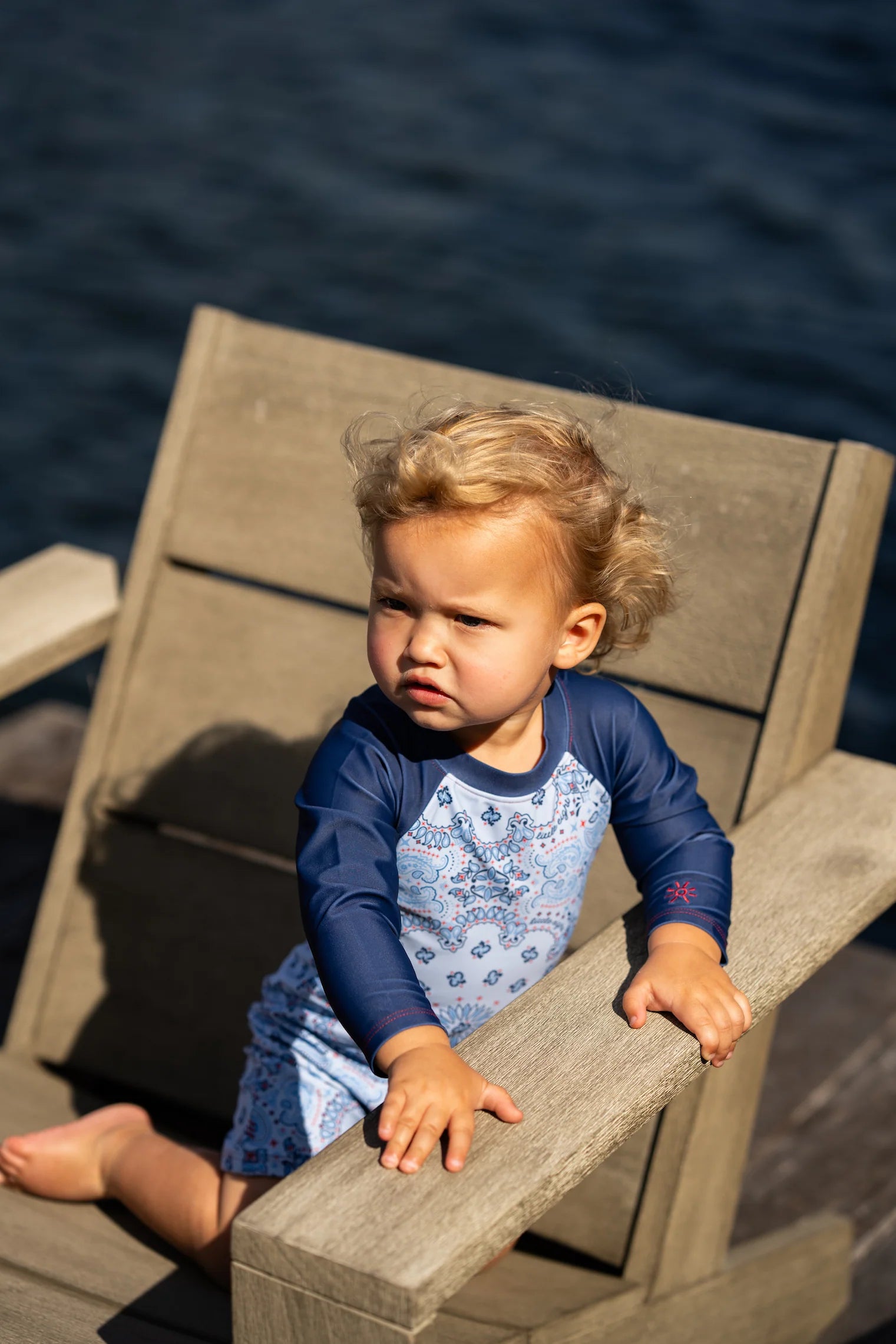 boys luca rashguard one piece from Anderson Parker