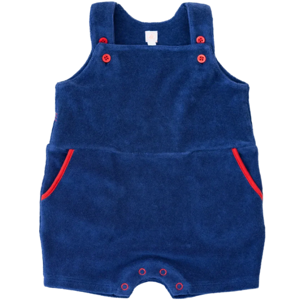 boys harrison romper - blue