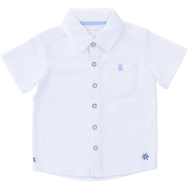 boys wells button down - white from Anderson Parker