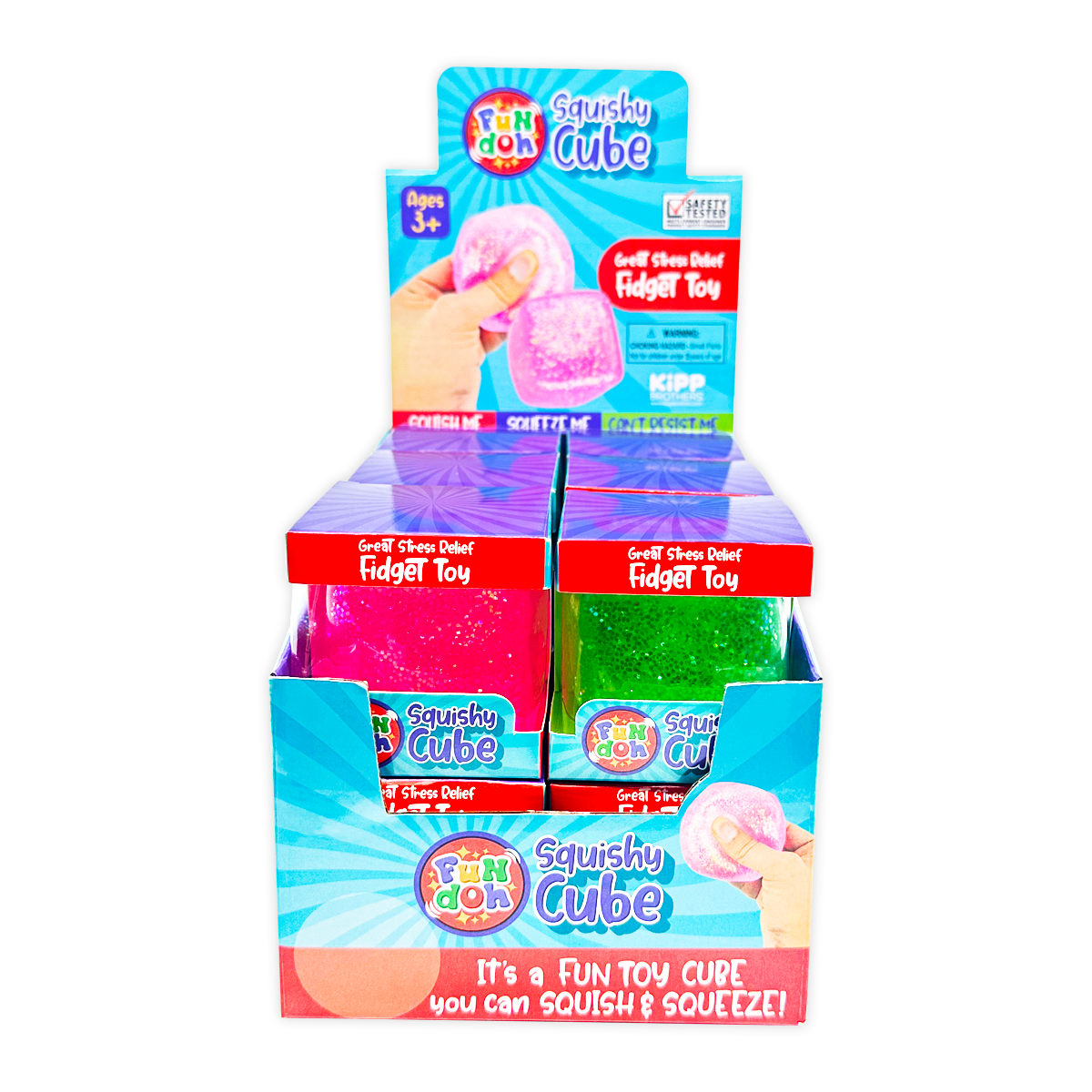 Squish & Squeeze Cube Ball Toy Assortment from Anderson Parker