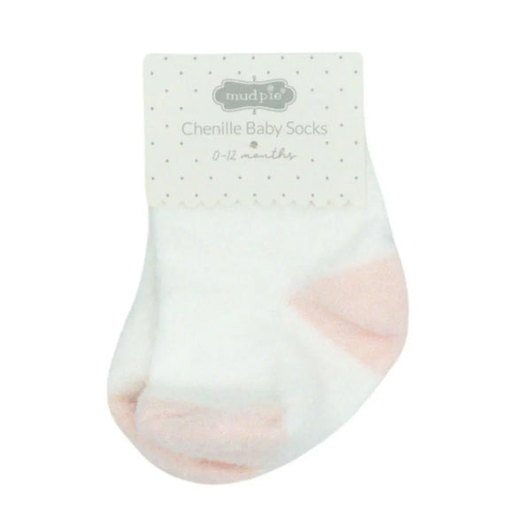 Chenille Infant Socks (0–12 Months)