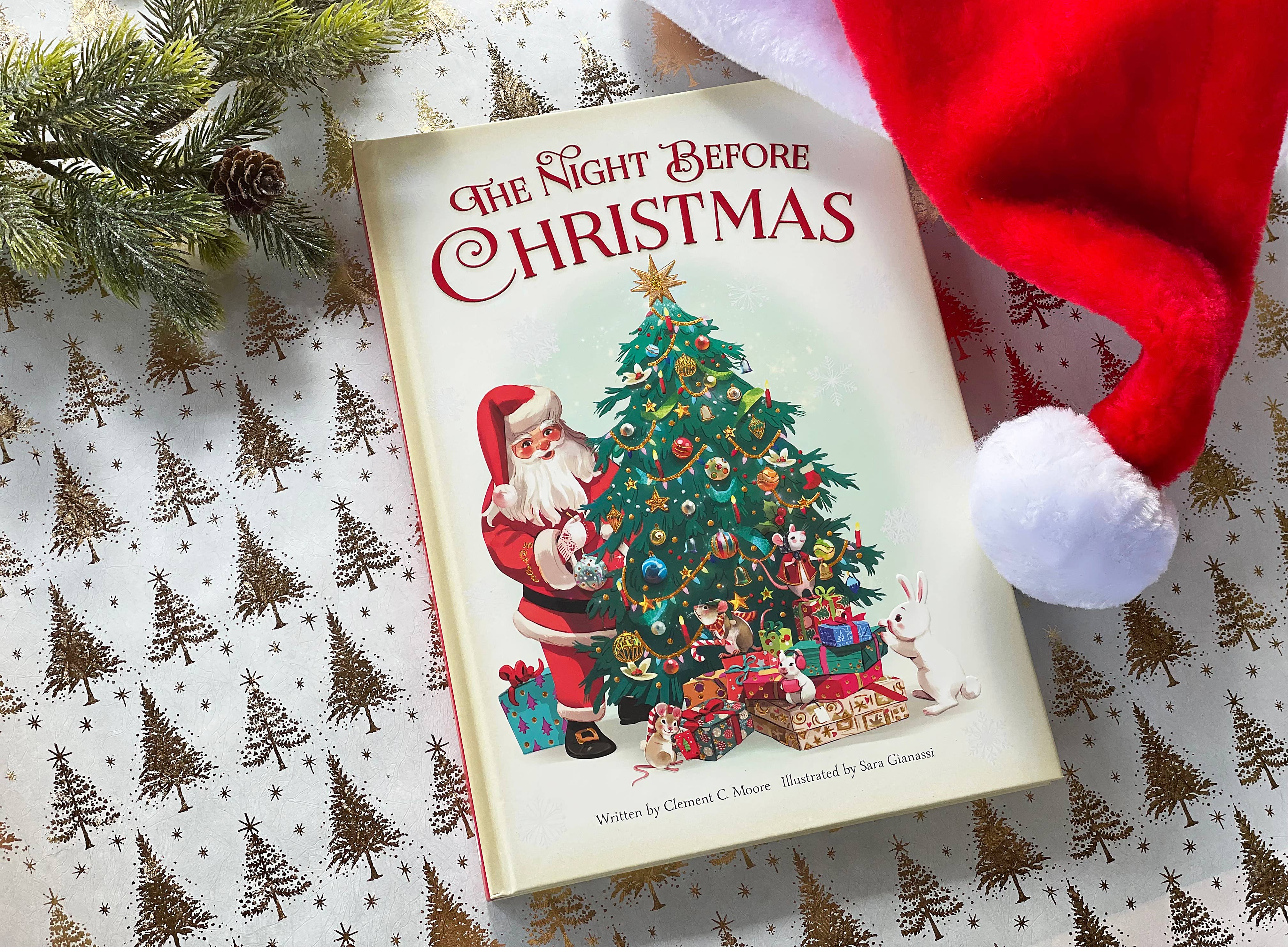 The Night Before Christmas Keepsake Board Book from Anderson Parker