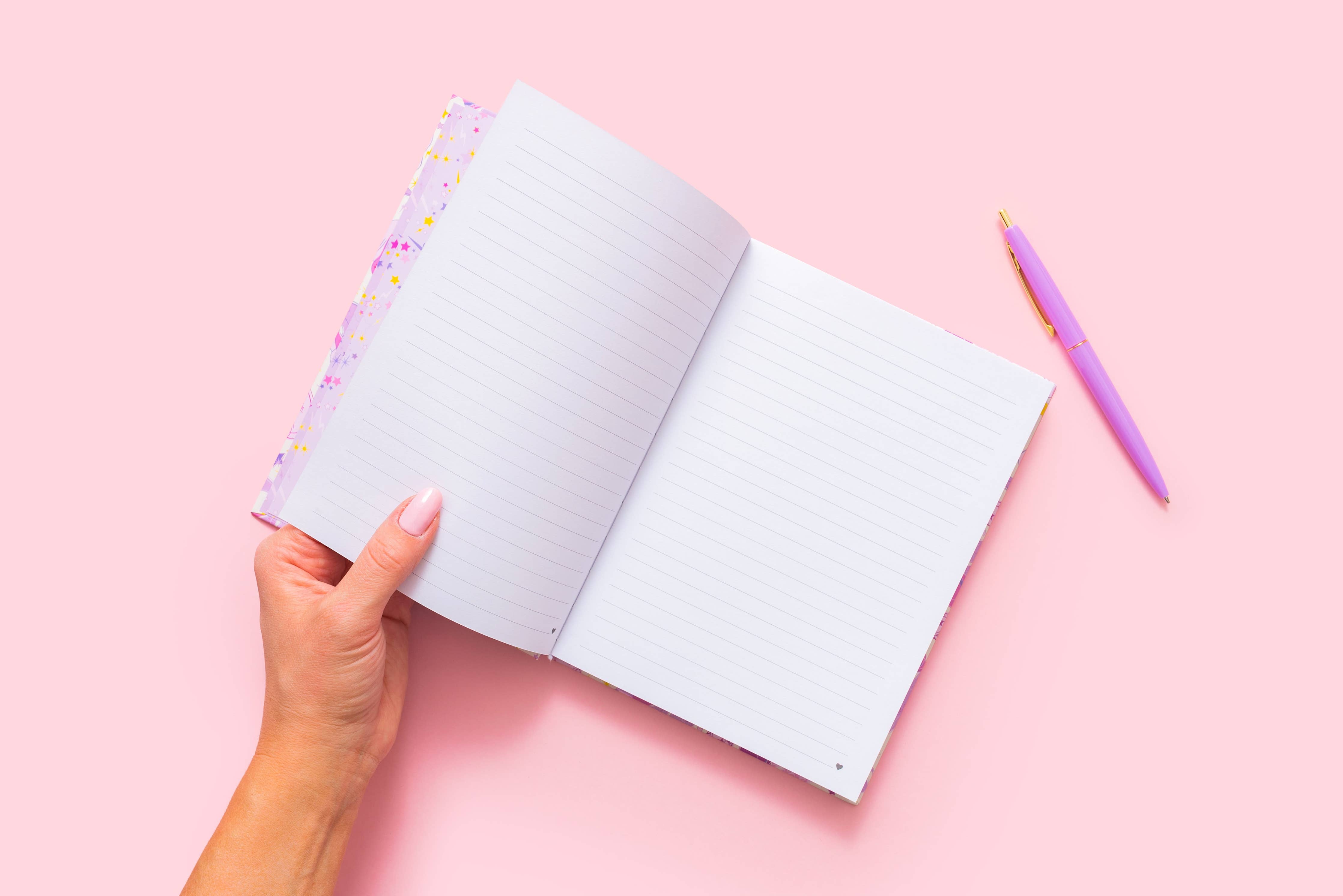 Hardcover Notebook - "Let's Go Girl" - 200 Pages from Anderson Parker