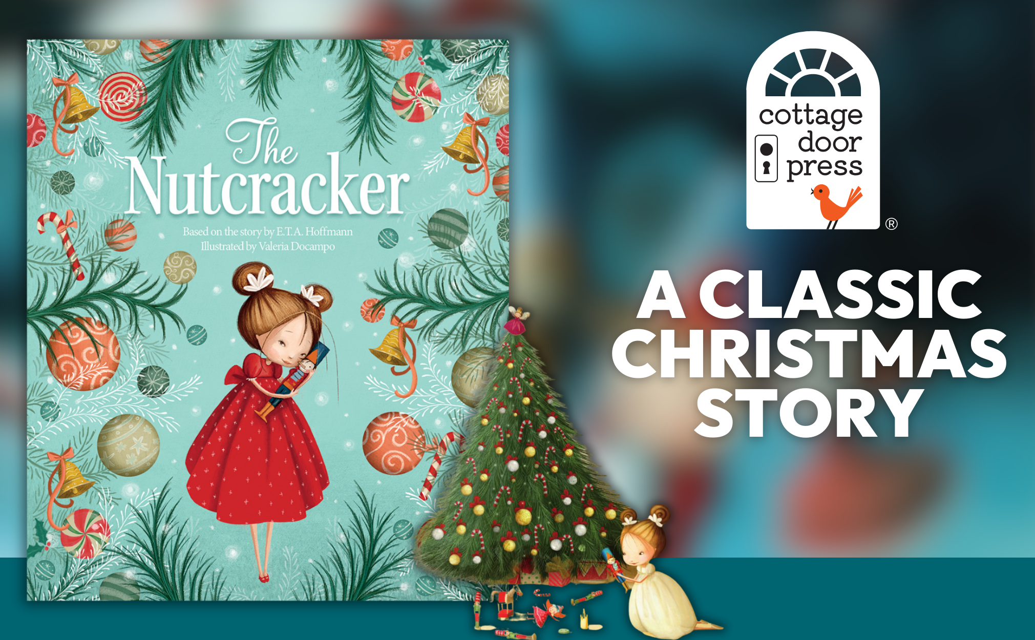 Nutcracker Large Hardcover Classic Christmas Picture Book from Anderson Parker