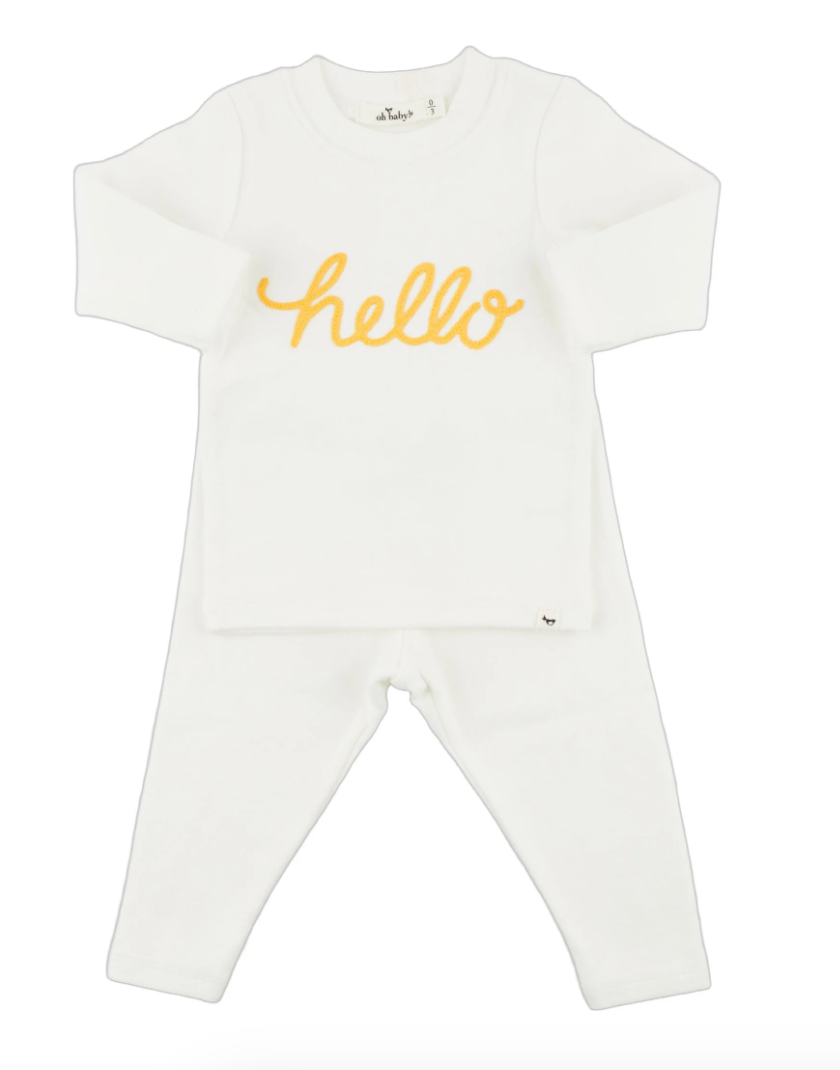 "hello" 2pc Set from Anderson Parker