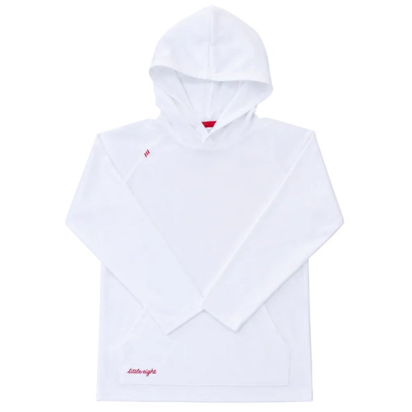 unisex mac hoodie rashguard - white from Anderson Parker