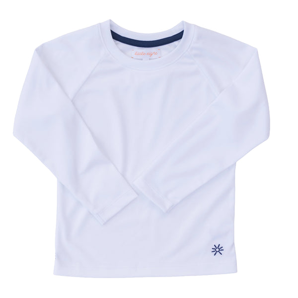 unisex nico rashguard - white from Anderson Parker