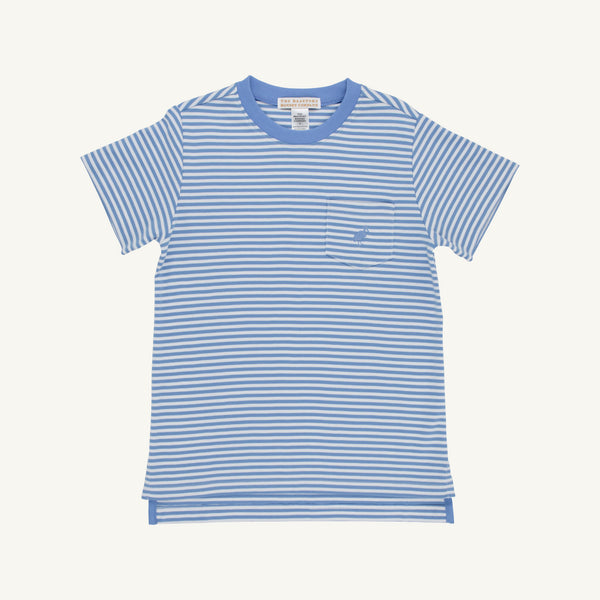 Carter Crewneck - Sunrise Blvd Blue Stripe/Sunrise Blvd Blue