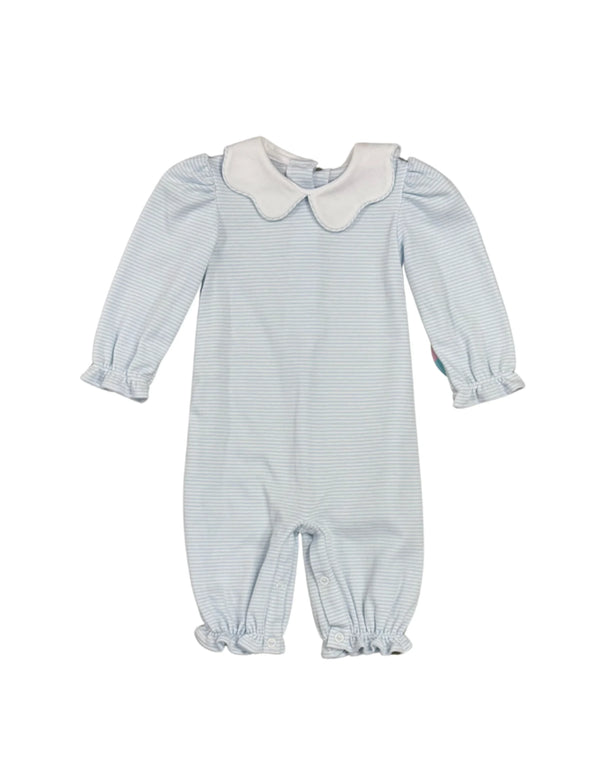 Bryar Bubble Light Blue Bitty Stripe Knit